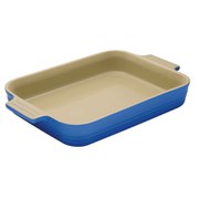 Le Creuset Stoneware 19cm Shallow Rectangular Dish 0.6L - Coastal Blue