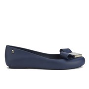 Melissa Women's Space Love Bow Ballet Flats - Navy