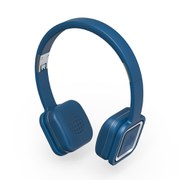 Ministry of Sound Audio On Plus, Wireless Bluetooth On Ear Headphones - Blue and Gun Metal
