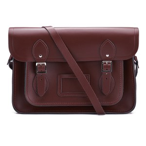 The Cambridge Satchel Company 13 Inch Classic Leather Satchel - Oxblood: Image 01