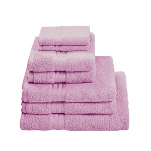 Restmor 100% Egyptian Cotton 7 Piece Supreme Towel Bale Set (500gsm) - Mauve