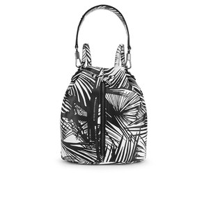 Elizabeth and James Cynnie Sling Bucket Bag - Black/White