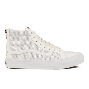 Vans Women's SK8-Hi Slim Zip Perforated Leather Hi-Top ...