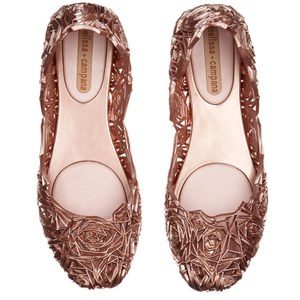 Melissa Women's Campana Fitas 14 Ballet Flats - Rose: Image 11