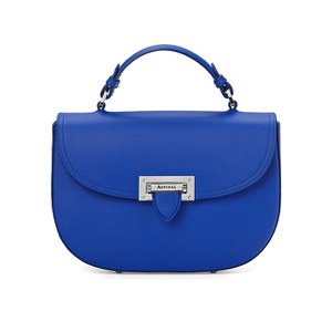 Aspinal of London Letterbox Saddle Bag - Cobalt Blue