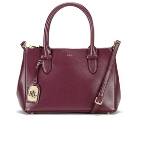 Lauren Ralph Lauren Women's Newbury Double Zip Shopper Bag - Rosewood