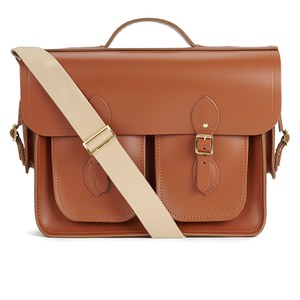 The Cambridge Satchel Company Men's Multi Pocket Satchel - Russet