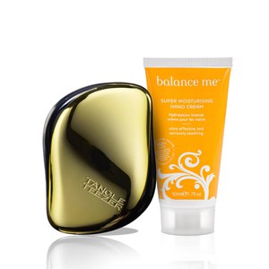 Balance Me & Tangle Teezer Gold Set (worth £22.25)