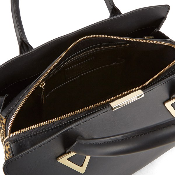 Matthew Williamson Women's City Tote Bag - Black/Leopard: Image 31
