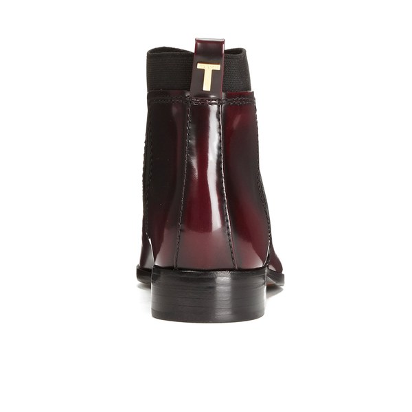 Ted Baker Women's Maki Leather Chelsea Boots - Dark Red: Image 21