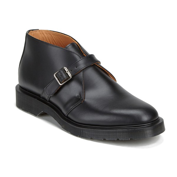 strap leather boots