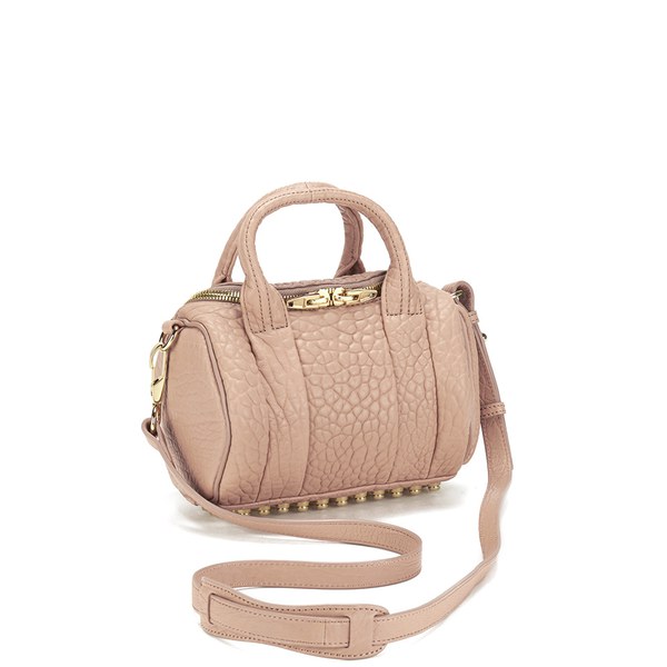 Alexander Wang Women's Mini Rockie Pebbled Leather Bag - Blush: Image 11