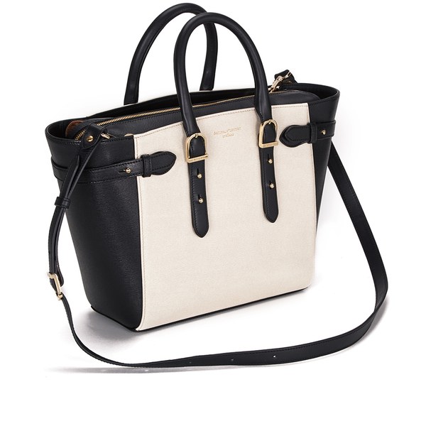 Aspinal of London Women's Marylebone Medium Tote Bag - Monochrome Mix: Image 31