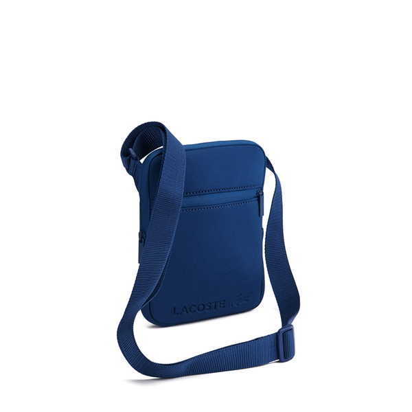 Lacoste Men&#39;s Tech Fabric Cross-Body Bag - Blue - Small Clothing | 0