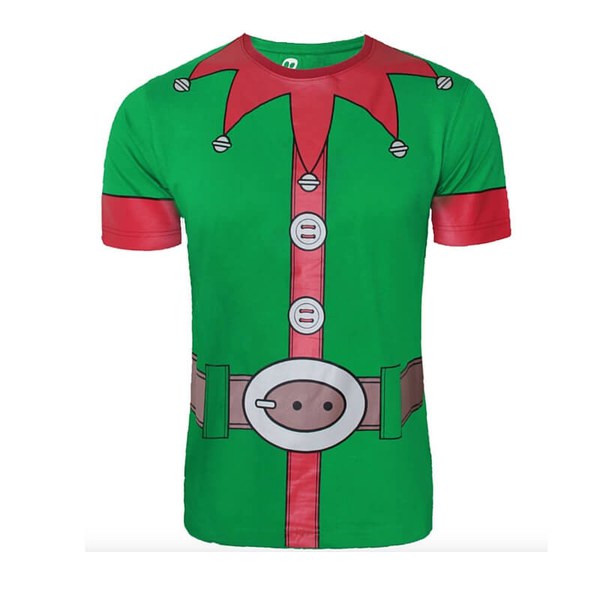 Xplicit Men's Santa Suit Christmas T-Shirt - Jolly Green Clothing