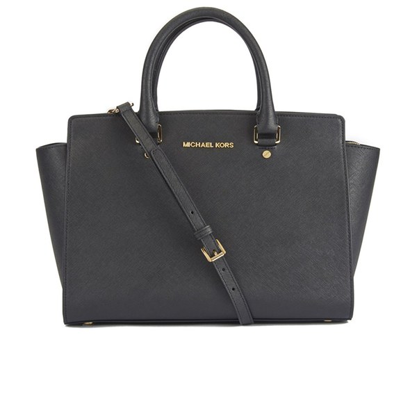 MICHAEL MICHAEL KORS Women's Selma Large Satchel Bag - Black: Image 01