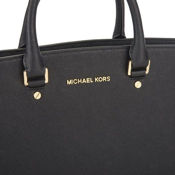 MICHAEL MICHAEL KORS Women's Selma Large Satchel Bag - Black: Image 21