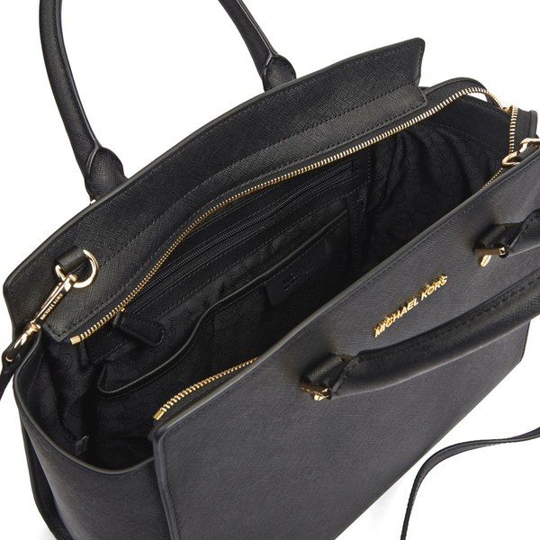 MICHAEL MICHAEL KORS Women's Selma Large Satchel Bag - Black: Image 31