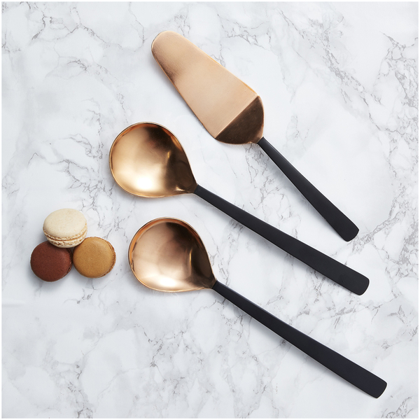Just Slate Copper Serving Utensil Set Free UK Delivery over £50