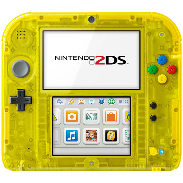 Nintendo 2ds Special Edition Pokemon Yellow Version Nintendo 2ds Special Edition Pokemon Yellow Version