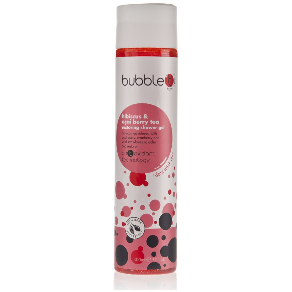 bubble t bath and body shower gel in hibiscus and acai berry tea bubble t bath and body shower gel in hibiscus and acai berry tea