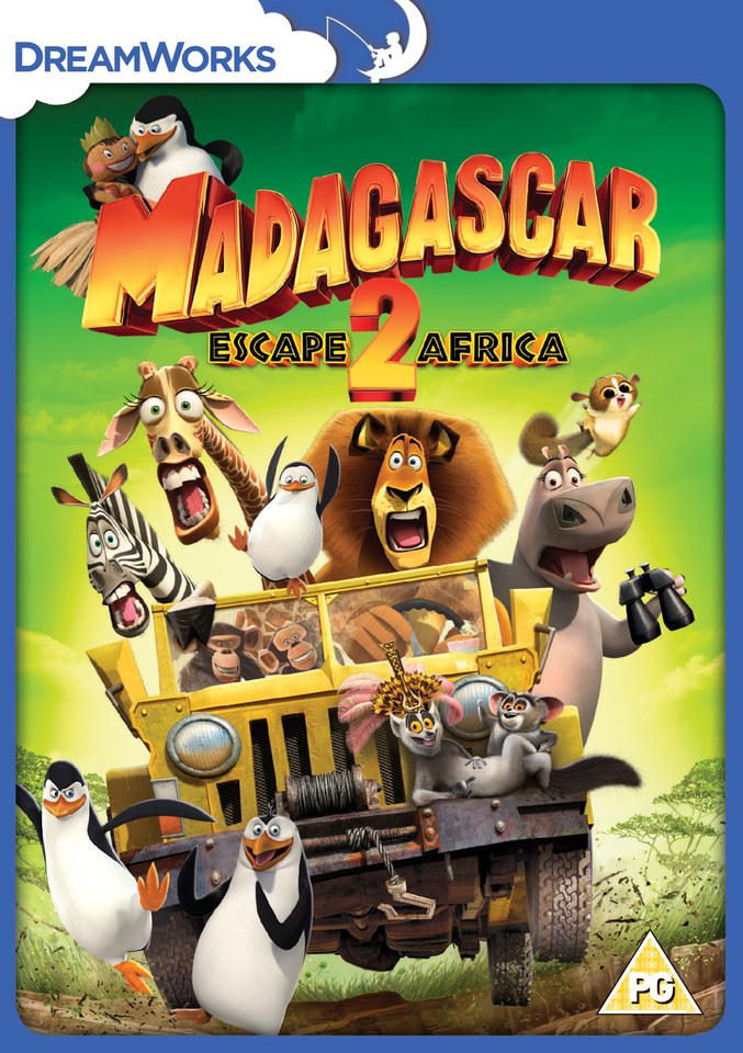 Madagascar 2 Escape to Africa 2015 Artwork DVD