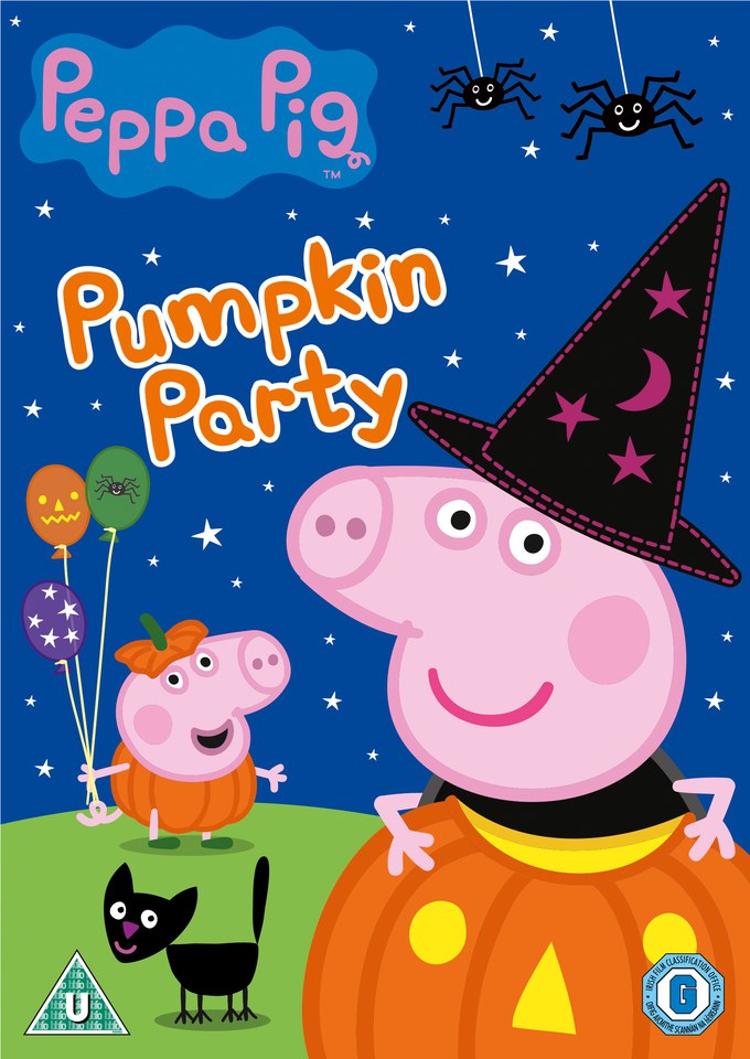 peppa pig pumpkin party dvd zavvi com peppa pig christmas dvd