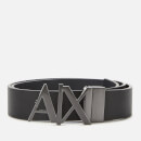Armani Exchange Men's Ax Buckle Belt - Black