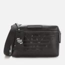 Emporio Armani Men's Leather Bum Bag - Black