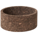 Broste Copenhagen Anon Cork Deco Bowl - Dark Natural