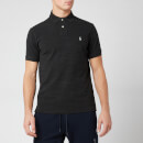 Polo Ralph Lauren Men's Custom Slim Fit Polo Shirt - Black Marl Heather