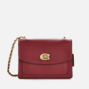 Coach Women's Refined Calf Leather Parker 18 Shoulder Bag - Deep Red