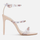 Sophia Webster Women's Rosalind Gem Triple Strap Heeled Sandals - Dusty
