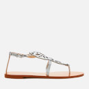 Sophia Webster Women's Butterfly Flat Sandals - Rose Gold/Silver