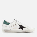 Golden Goose Deluxe Brand Men's Superstar Trainers - White Leather/White Canvas/Black Star
