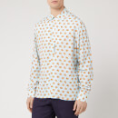 Lanvin Men's Long Sleeve Bowling Shirt - Lanvin Blue