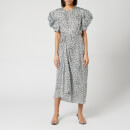 Preen By Thornton Bregazzi Women's Satin Xantha Dress - Ivory Dragon Scale