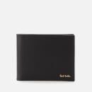 PS Paul Smith Men's Internal Stripe Wallet with Money Clip - Black