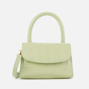 by FAR Women's Mini Croco Top Handle Bag - Sage Green