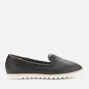 Dune Women's Galleon Leather Comfort Loafers - Black