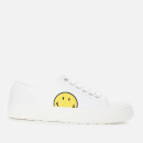 Joshua Sanders Women's Smiley Canvas Low Top Trainers - White