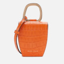 Danse Lente Women's Magnetic Box Bag - Mango Croc