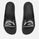 Karl Lagerfeld Men's Kondo Maison Karl Slide Sandals - Black