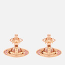 Vivienne Westwood Women's Pina Bas Relief Earrings - Pink Gold Light Rose