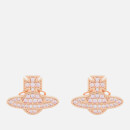 Vivienne Westwood Women's Romina Pave Orb Earrings - Pink Gold