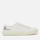 Maison Margiela Men's Canvas Low Tabi Trainers - White