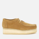 Clarks Originals Women's Wallacraft Low Nubuck Flatform Shoes - Oak