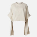 JW Anderson Women's Tab Logo Sweatshirt - White