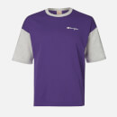 Champion Men's Colourblock Crew Neck T-Shirt - Purple