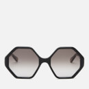 Chloé Women's Octagon Frame Acetate Sunglasses - Black